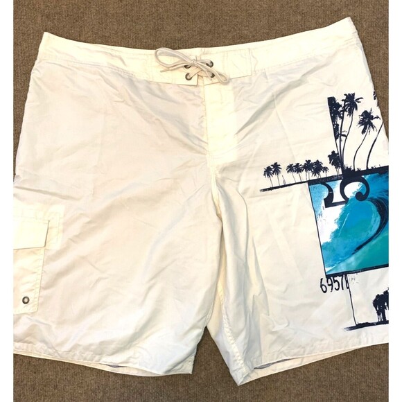 Old Navy Swim Trunks Mens 3XL Lined Board Shorts Beach Surf Blue - Picture 1 of 6